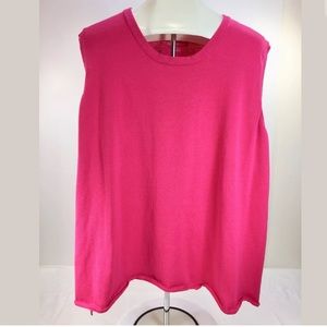 Woman Within Sleeveless Sweater Tank